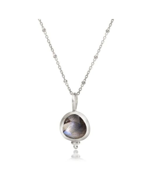 The Jewellery Store London Metallic Labradorite 'You Are Loved' Necklace