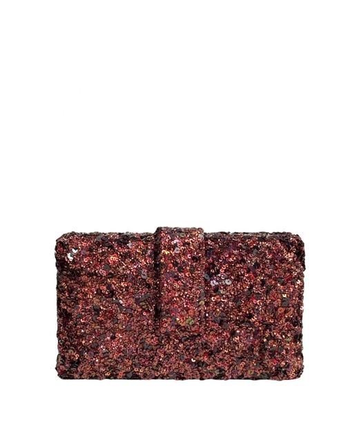 Simitri Red Molten Kitsch Clutch