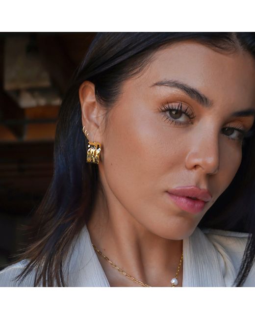 Mickey's Girl Metallic Retro Waterproof Earrings