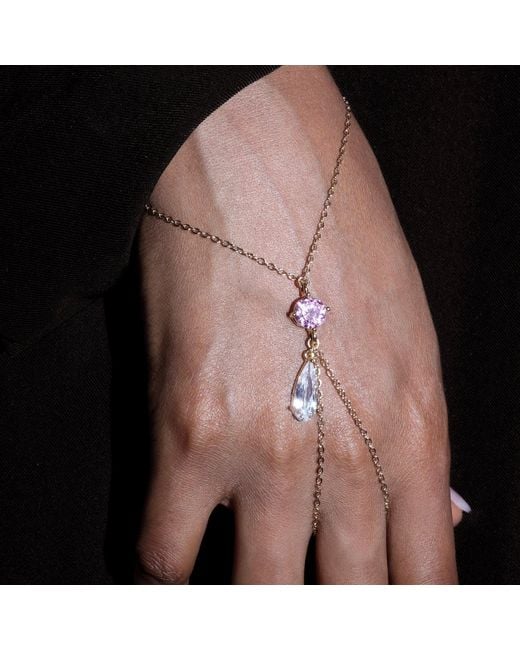Studio Baloge Metallic Lumina Hand Chain