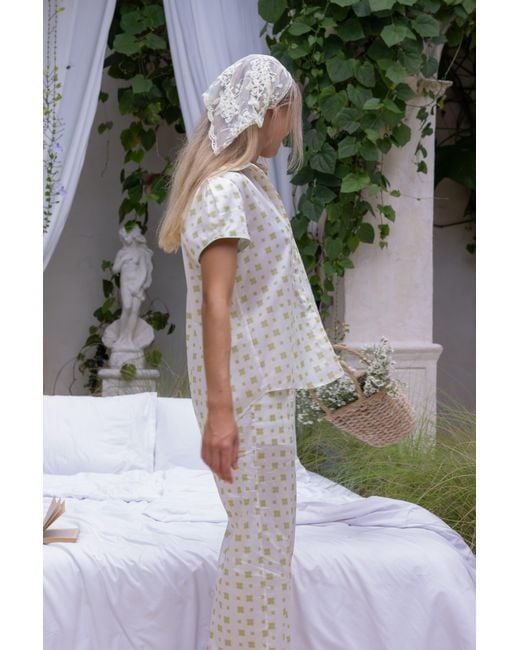 Love Letters X White Yasmina Pyjama