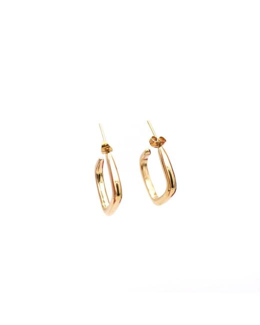 Lala Salama Metallic Imani Diamond Hoops