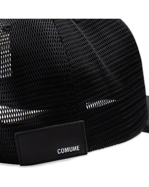 Comune Black Icon Active Trucker Hat for men