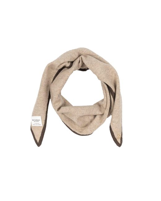 Bel Cashmere White Leonora Cashmere Scarf