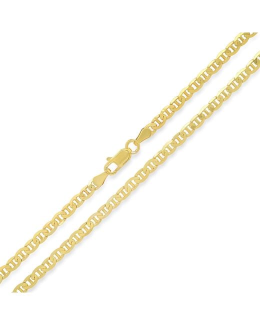 Kylie Harper Metallic Italian Petite 3.3Mm Gucci/Mariner Chain Necklace