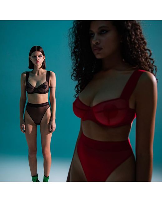 Zhilyova Brown Hanna Gravity High-Waisted Thong