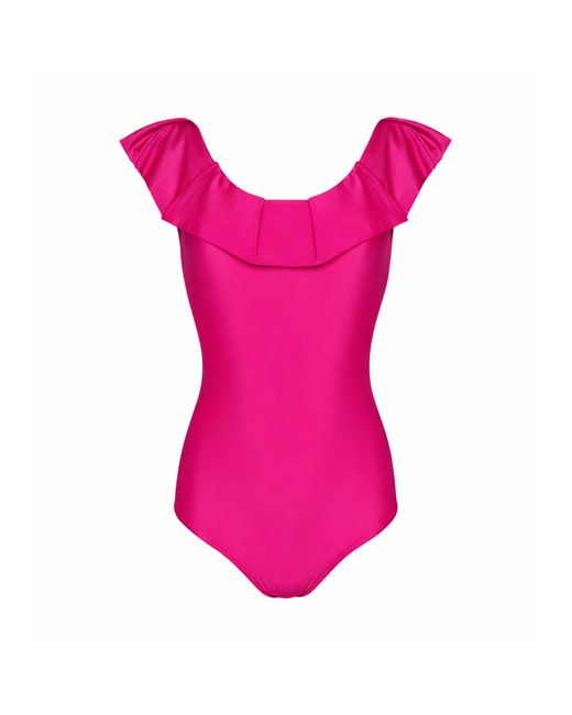 Paola Amador Purple Clasico Swimwear
