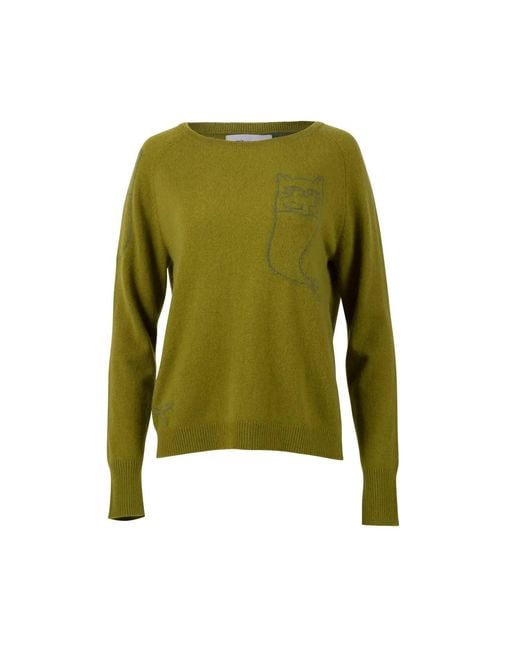 Catnip and Seaweed Green The Cashmere Sweater