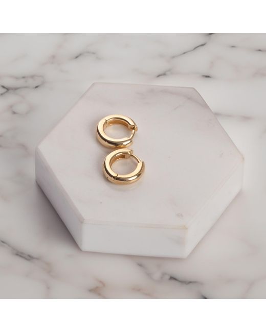 Maya Brenner Metallic Huggie