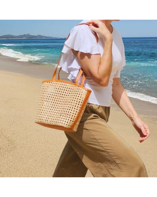 OhSun Natural Neutrals Ollie Leather & Shoulder Bag