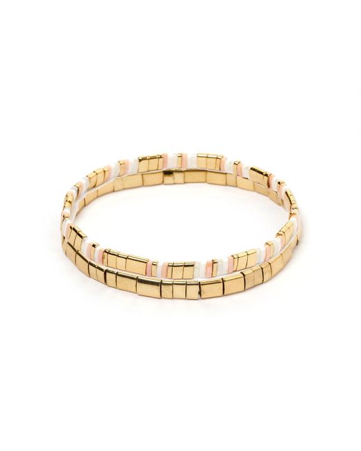 ARMS OF EVE Metallic Caribbean Bracelet Set