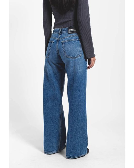 Dr. Denim Blue Rhue Low Wide