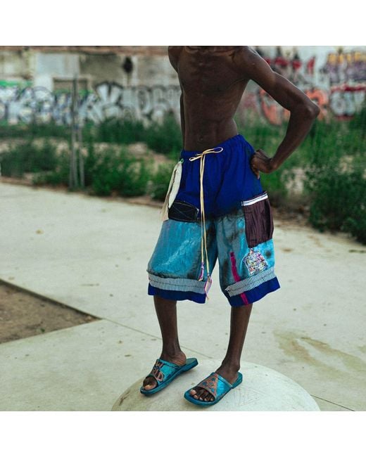 Miro Misljen Blue Ibiza Shorts for men