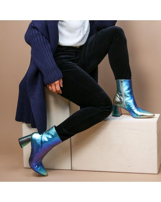 Alterre Blue Galaxy Ankle Boot