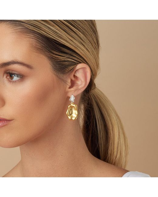 Shabella Nyc Metallic Mixed Vintage Drop Earring