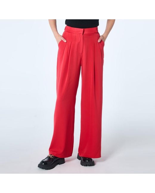 Smart and Joy Pleated Front Tapered Trousers