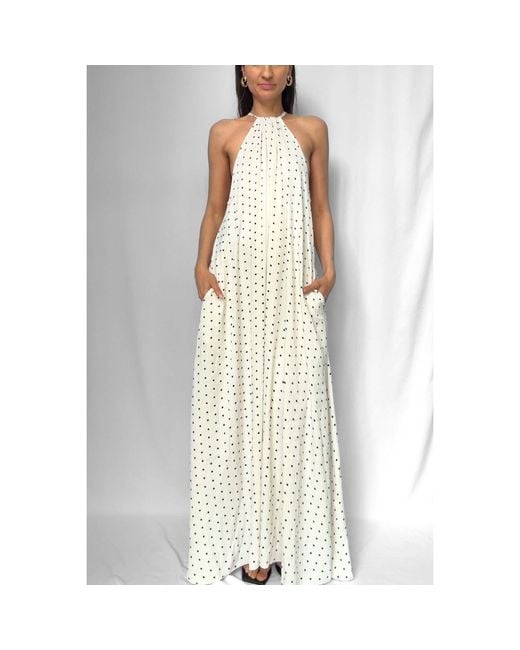 Alia Studio White Volupté Maxi Dress
