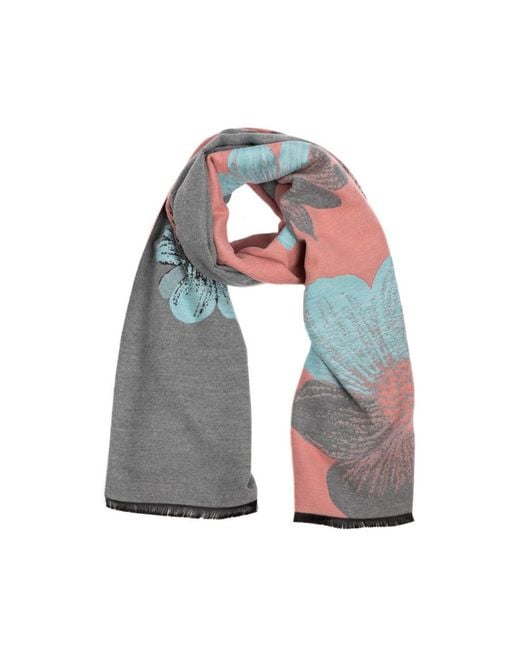 Saachi Gray Reversible Garden Scarf