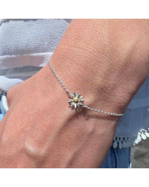 Lee Renee White Daisy Bracelet –