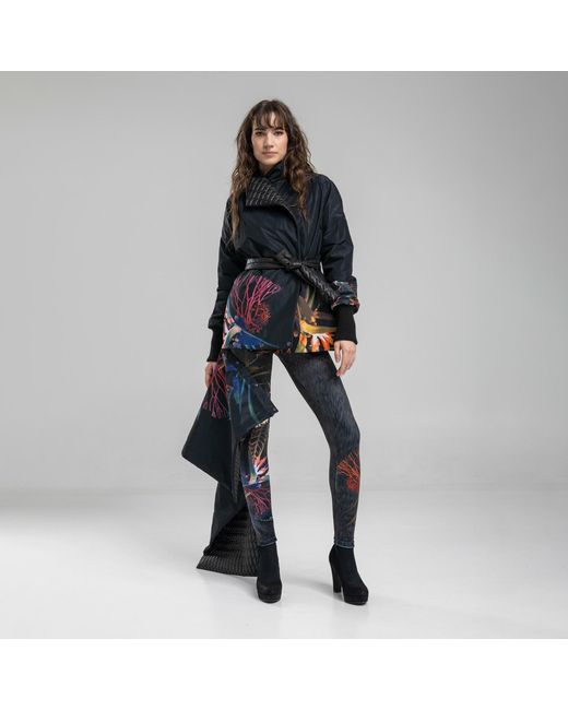 ARTISTA Blue Versatile Reversible Quilted Jacket