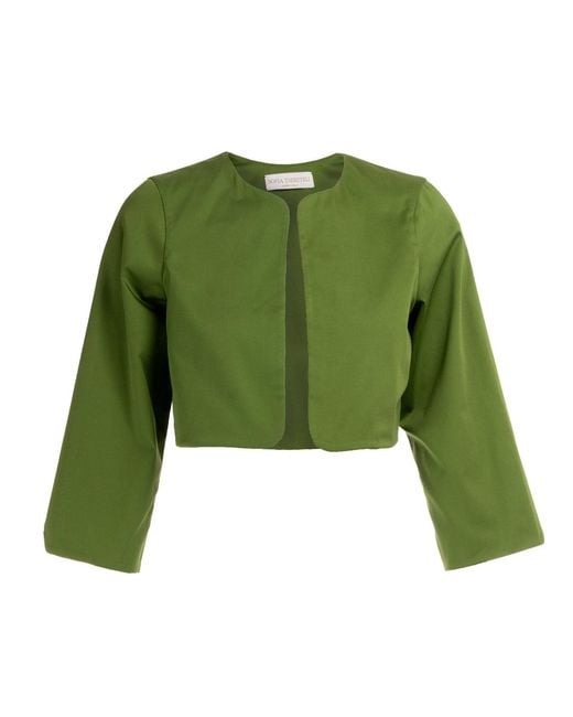 Sofia Tsereteli Green Bolero Jacket