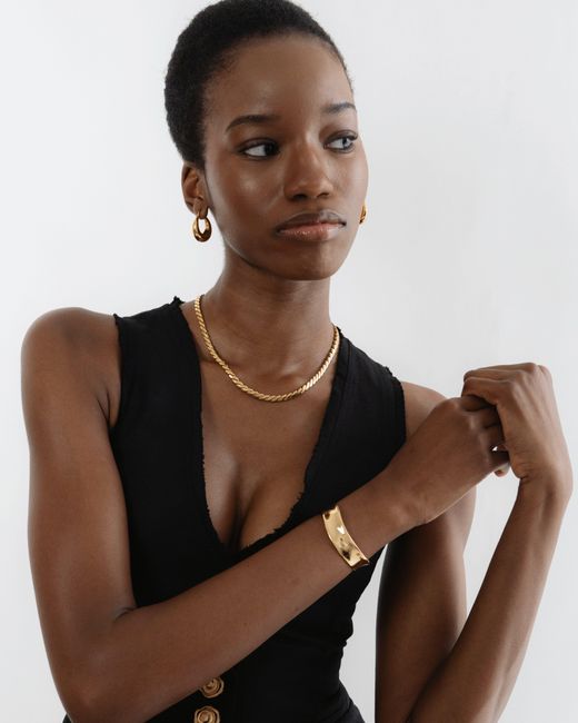 Miss Cecilia Metallic Soho Chain Necklace