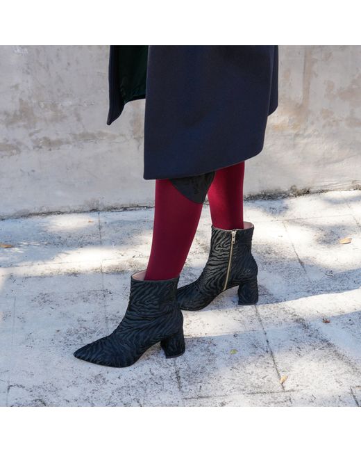 Alterre Black Hairy Zebra Boot
