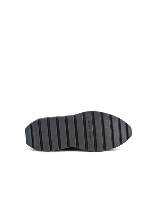 United Nude Black Vegetan Leather Derby Lace-Up Shoes