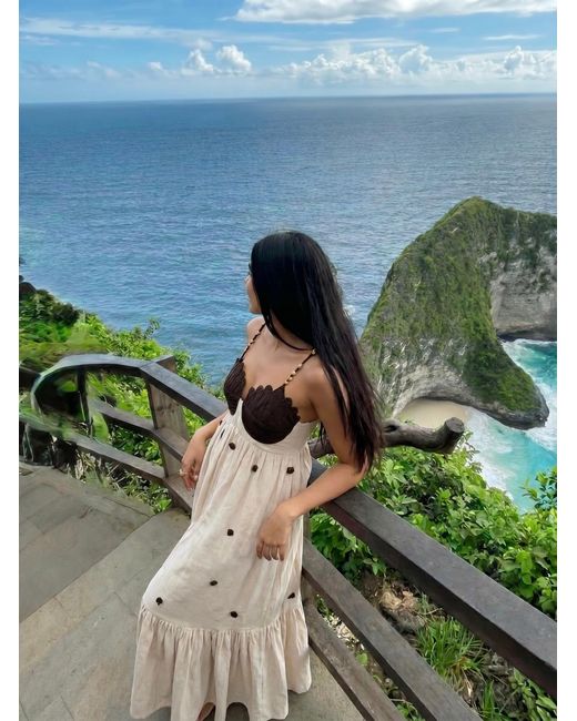 Muda Clothing Fz Llc Natural Neutrals Coco Linen Dress