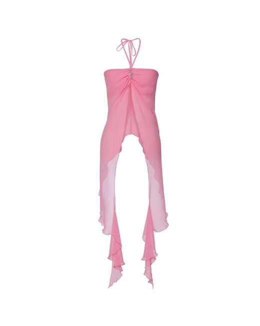 Anse Victorin Pink Kelly Silk Top