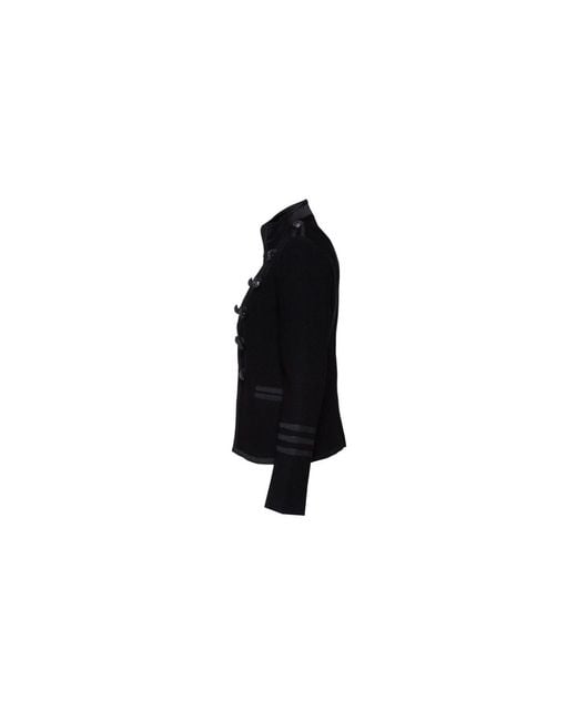 The Extreme Collection Black Military Hussar Tailored Jacket