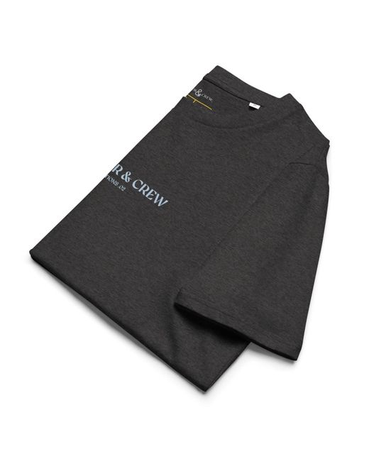 Anchor and Crew Black Heather Two Elysian Editions Organic Cotton T-Shirt for men