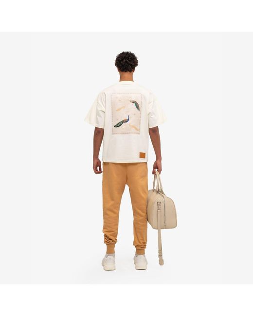 PLACE OF ELMS Natural Peacock Lovers T-Shirt for men