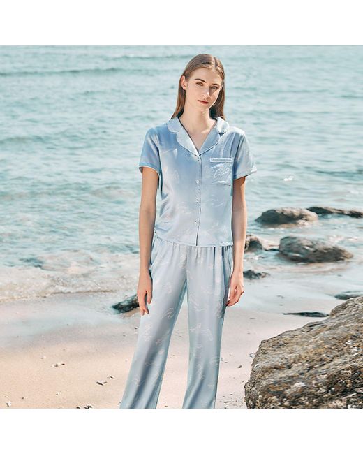 Manitu Blue Ocean Short Pajama Set