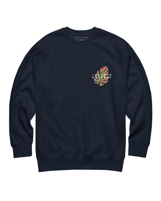 Anchor and Crew Blue Organic By Design Passenger Organic Cotton Sweatshirt