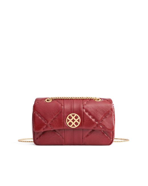 Orange Cube Red Mosaic Diamond Chain Bag