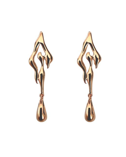 IN CAUDA VENENUM Metallic Oshun Earrings