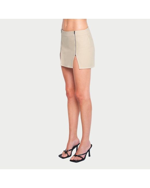 OW Collection Natural Neutrals Marley Mini Skirt