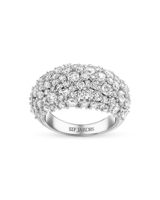 Sif Jakobs Jewellery Metallic Ring Cristallo Grande