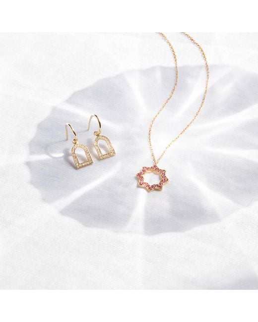 Sheida Farrokhi Metallic Sahra Diamond Earrings