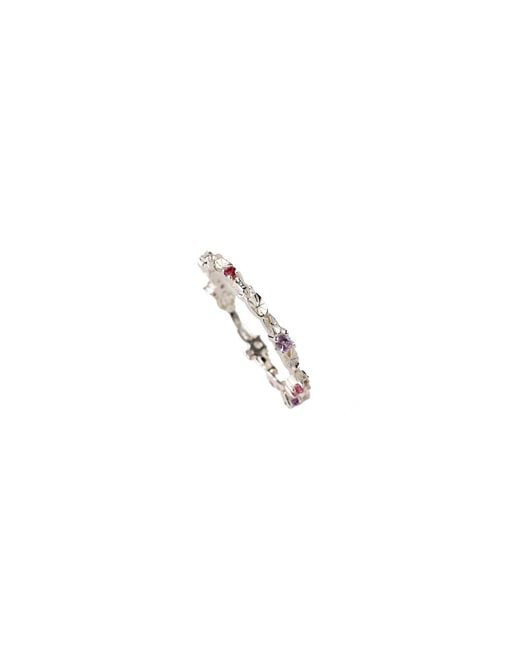 NASI SILVER White Eternity Lilypad & Frog Ring- Dusk Edition