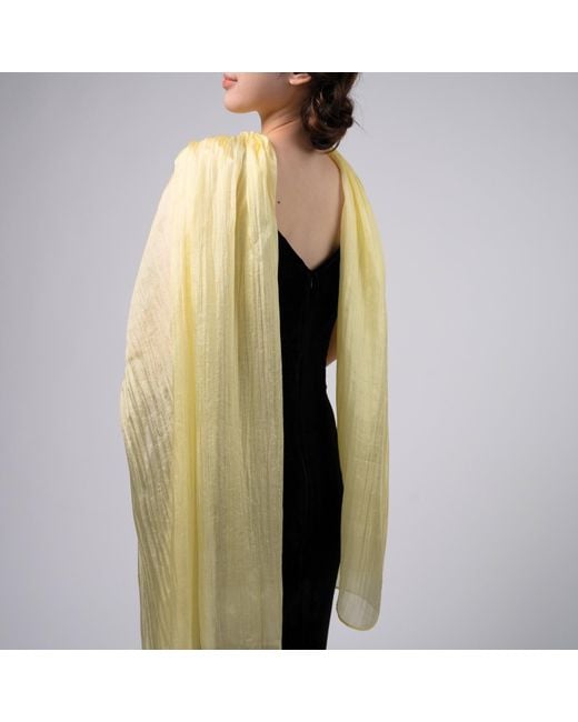 Silk and Bears Natural Golden Sunlight Handwoven Silk Scarf – Mulberry Silk