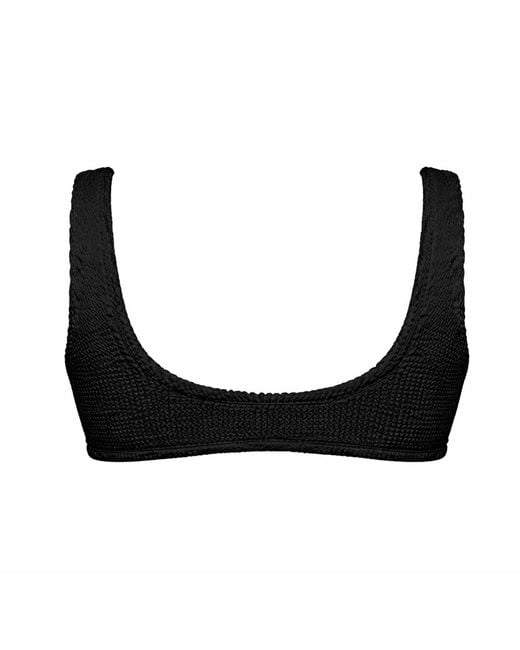 Chaude Swimwear Black Heidi Tie Adjustable Stretch Bikini Top