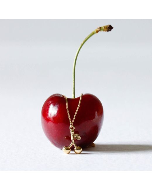 Lee Renee Metallic Cherry Bracelet