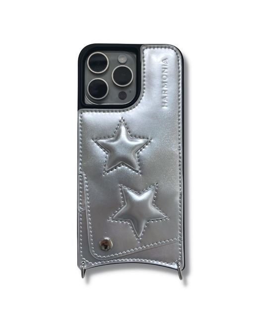 Harmonia Ny Blue Stars Crossbody Iphone Fifteen Case Wallet