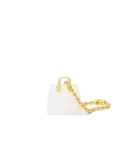 Already Mine Ny Metallic Neutrals Clear Quartz Handbag Charm – Clarity, Focus & Amplification