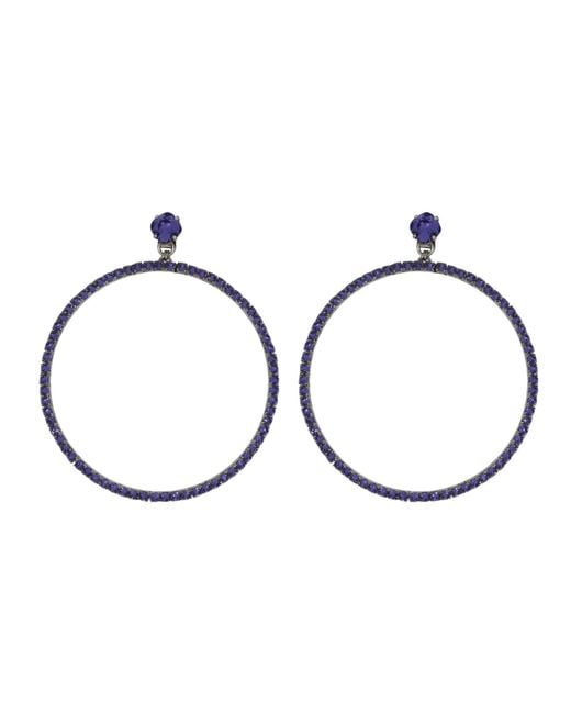 Vicki Sarge Black The Jumbo Hoop Earrings