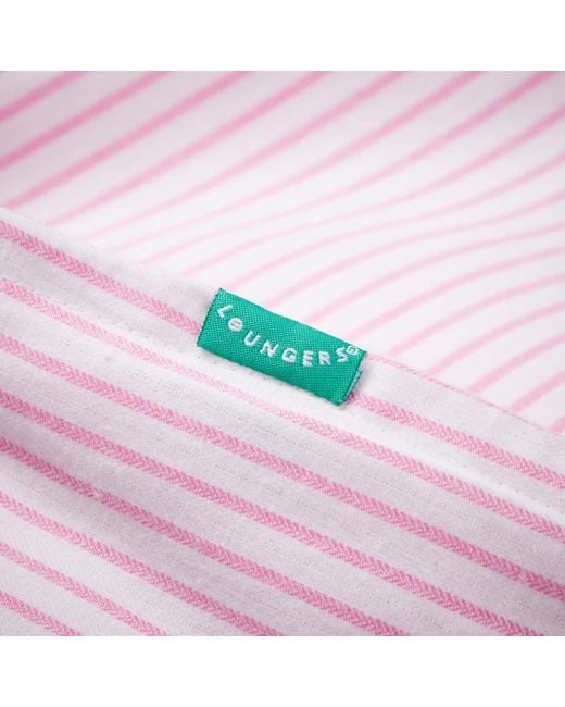 Lounge Pink Soft, Breathable Organic Brushed Cotton Loungewear Trousers
