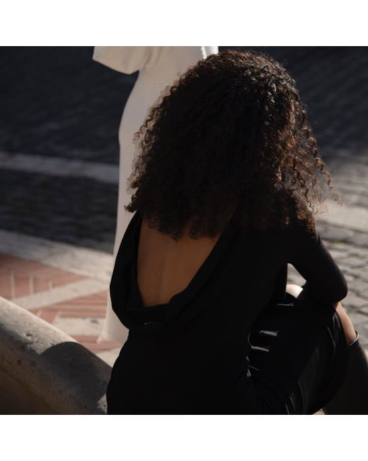 The Ethos Studio Black Sarah Dress