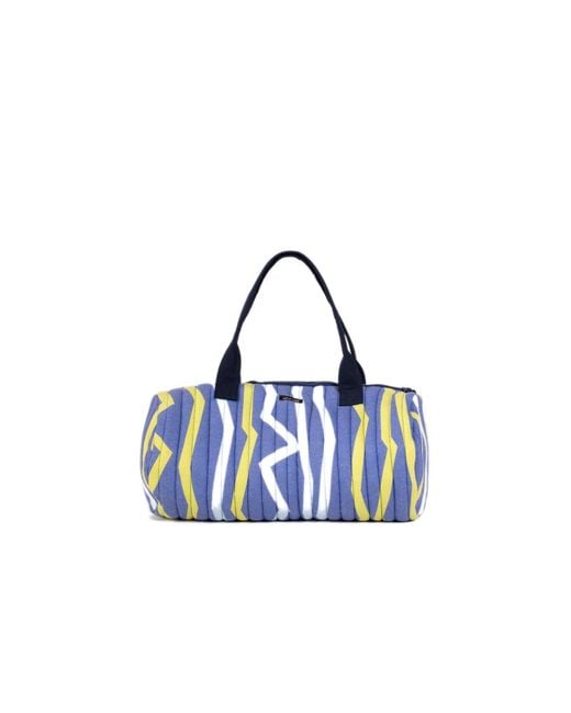 Up-fuse Blue Duffle Bag